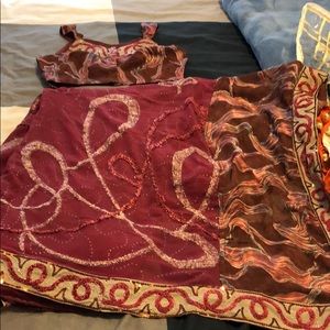 Beautiful abstract sari!